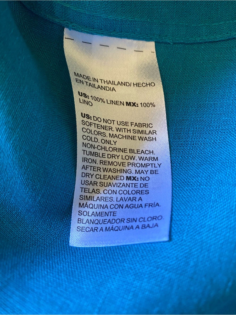 Chico's NWOT Vibrant Teal Button-Down Blouse 14 - Picture 9 of 10